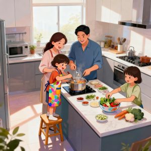Wspólne gotowanie z dziećmi